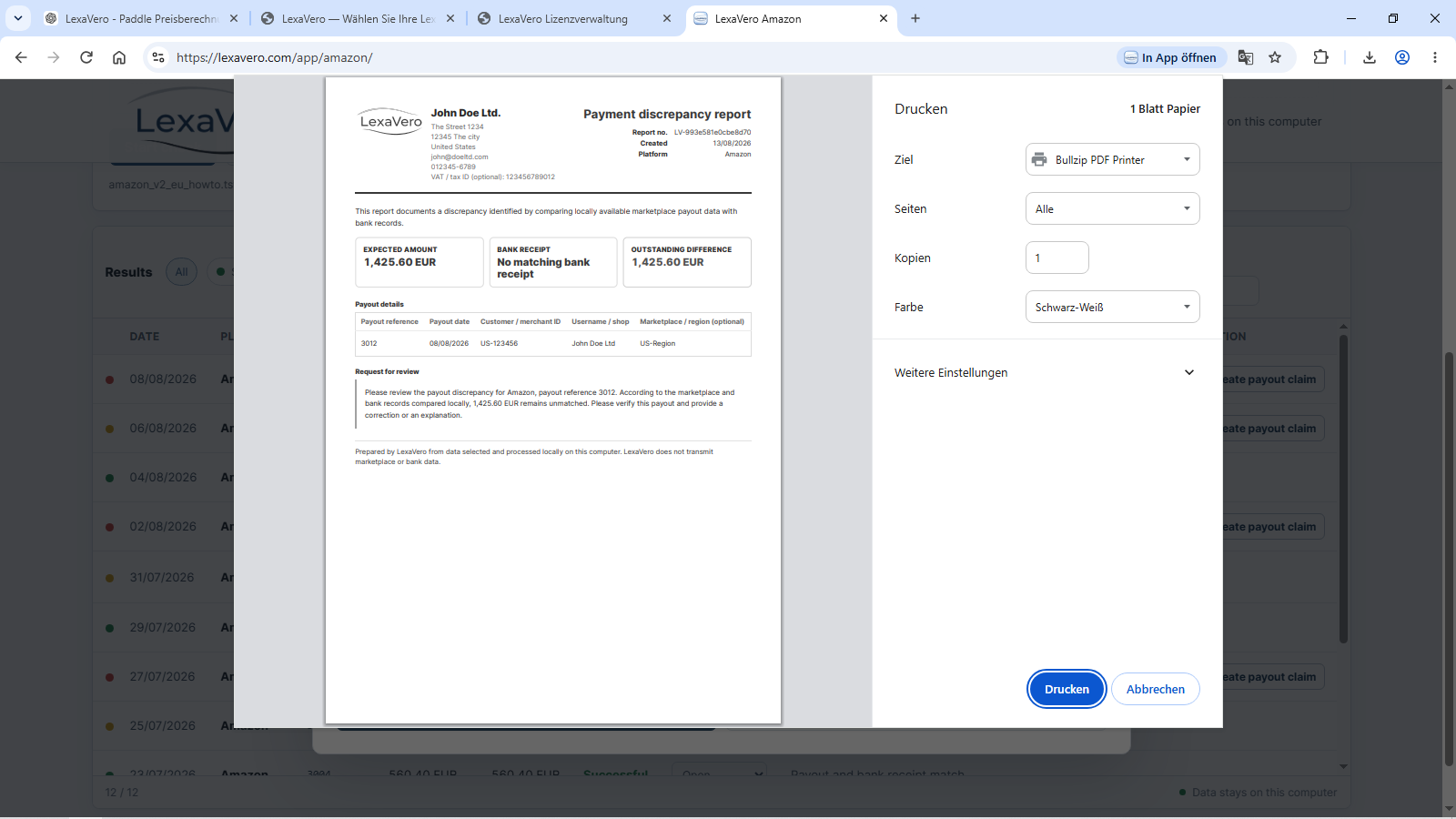 11. Skriv ut eller spara som PDF